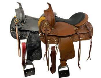 16", 17" Double T Trail style saddle